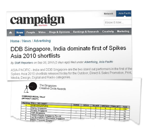 First the Effie, then Cannes, CCA and Spikes