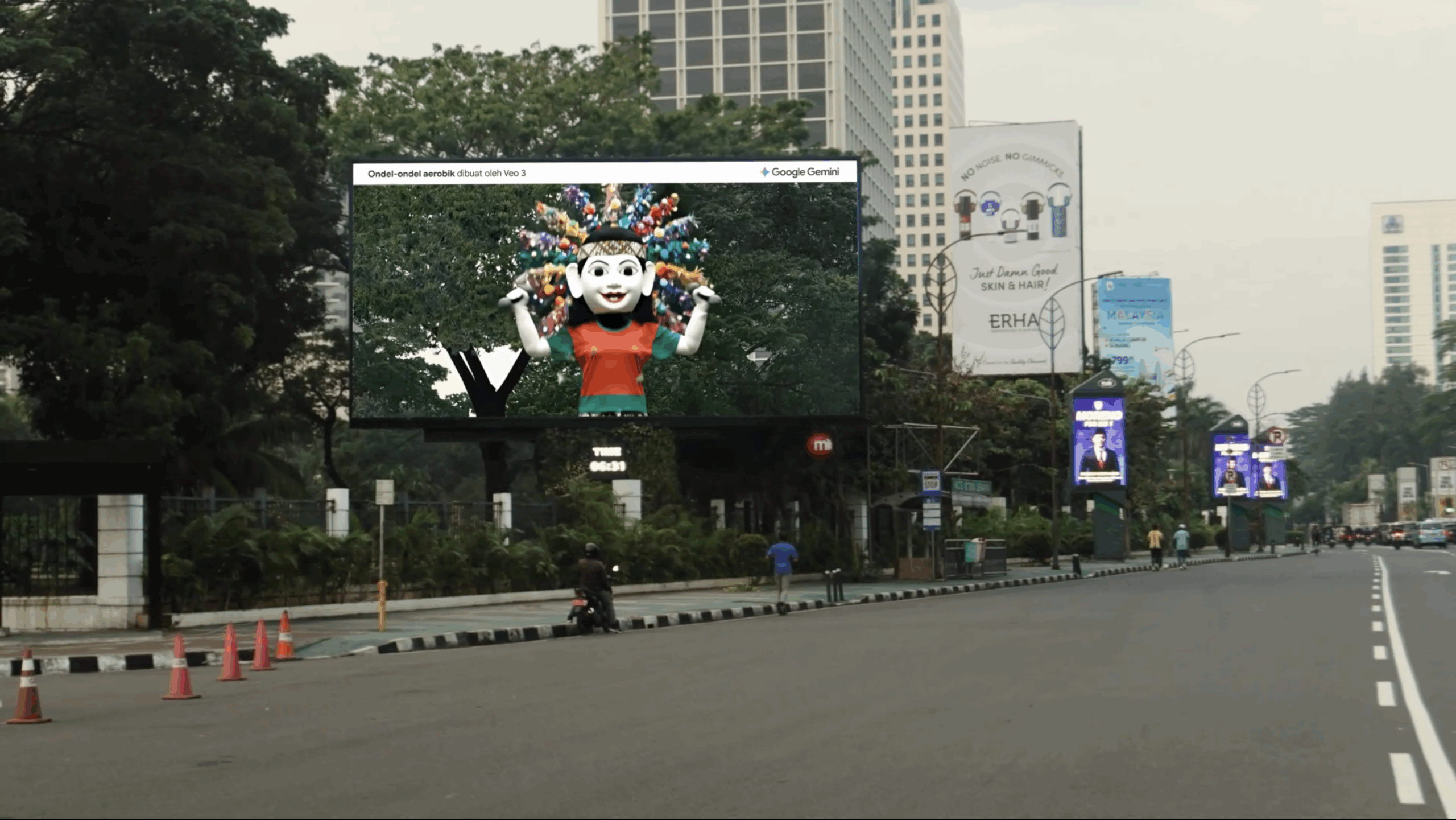 Google Gemini’s #BikinGebrakanLo campaign pioneers AI-driven billboards